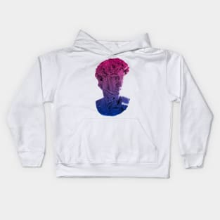 Bisexual Flag Art Kids Hoodie